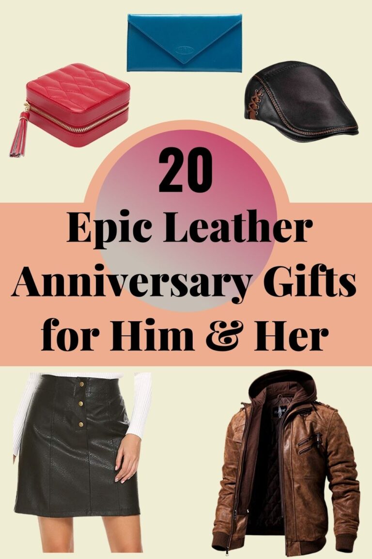 Exquisite Leather Anniversary Gifts for Him & Her