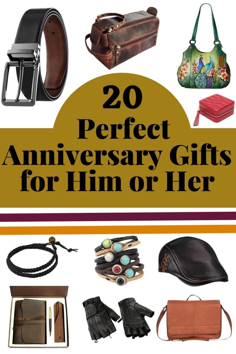 Exquisite Leather Anniversary Gifts For Him & Her 