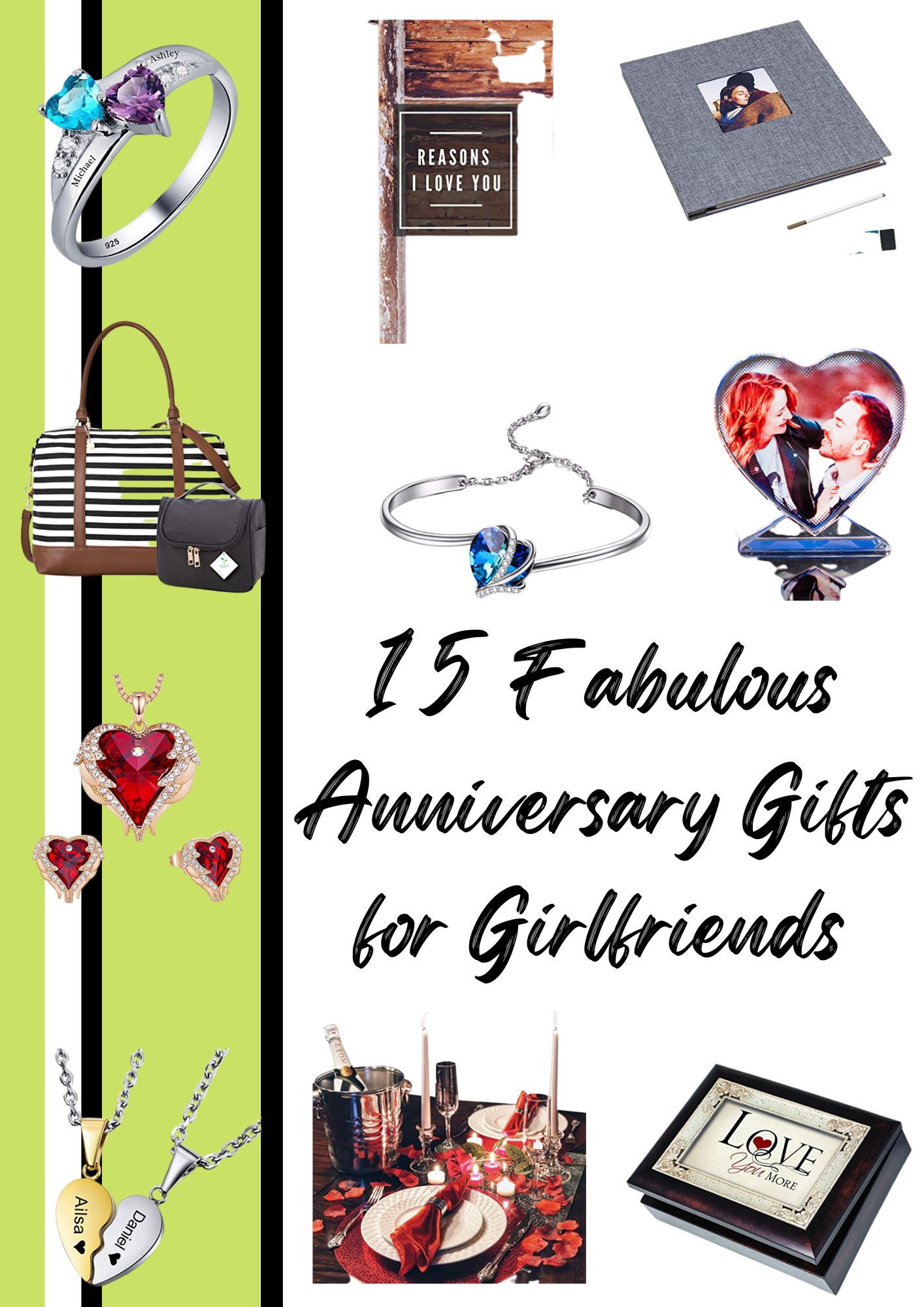 Fabulous Anniversary Gifts for Girlfriends 1st, 2nd & 3rd Years